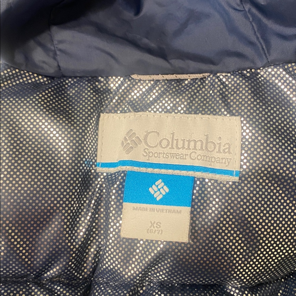 Columbia Two-Tone Blue Hooded Jacket - Picture 2 of 2